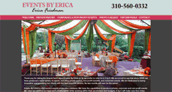 Desktop Screenshot of eventsbyerica.com